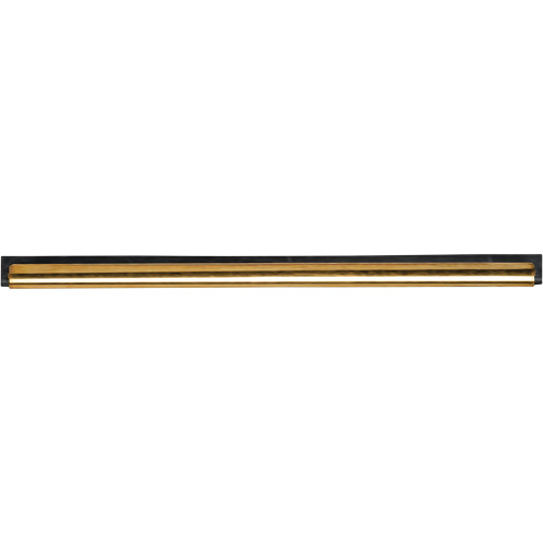 Window Squeegee Channel and Rubber, 14", Rubber, Brass Frame Industrial Sales