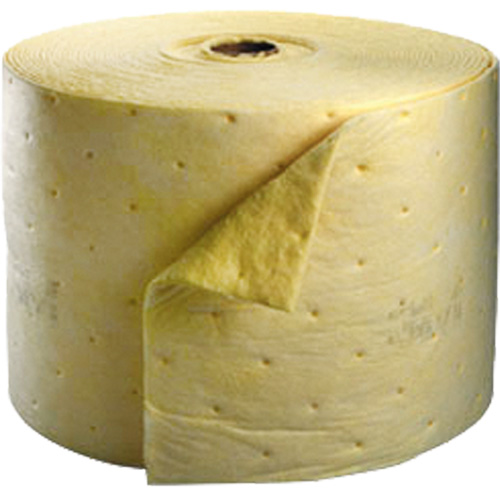 Chemical Sorbent Roll, Heavyweight, 150' L x 15.25" W, 35.9 gal Absorbancy Industrial Sales