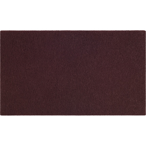 Natural Blend Pad, 14" x 20", Scrubbing, Maroon Industrial Sales