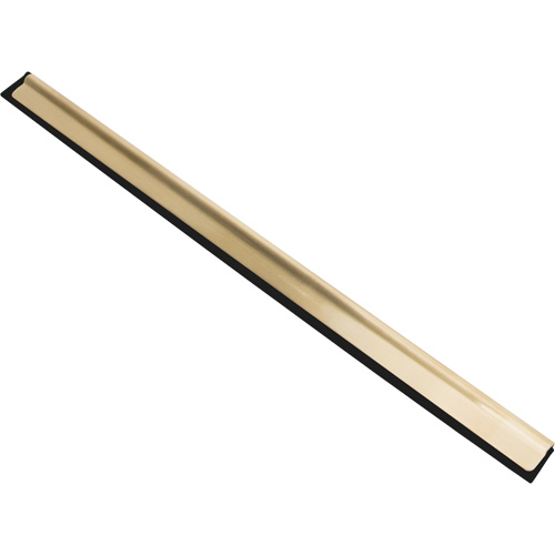 Window Squeegee Blade, 14", Rubber, Brass Frame Industrial Sales