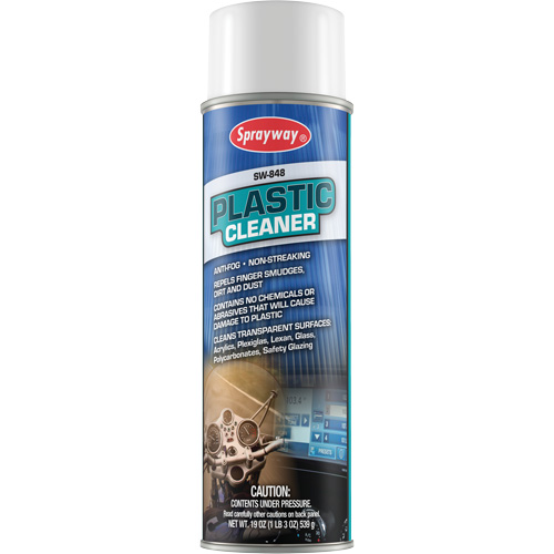 Nettoyant pour surfaces en plastique, 19 oz liq., Canette a&eacute;rosol Industrial Sales
