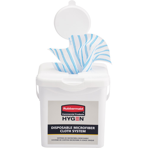 Microfibre Cloth Charging Bucket, White Industrial Sales