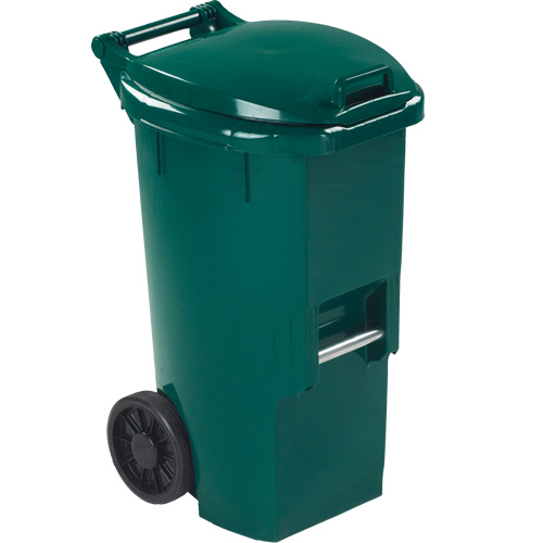 Organic Waste Green Bin, Plastic, 12 US gal. Industrial Sales