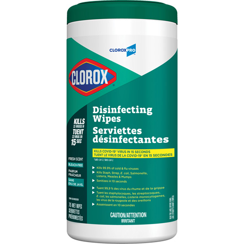 Disinfecting Wipes, 75 Count Industrial Sales
