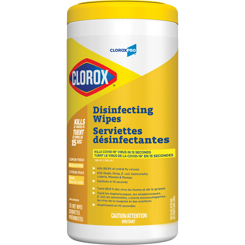 Disinfecting Wipes, 75 Count Industrial Sales