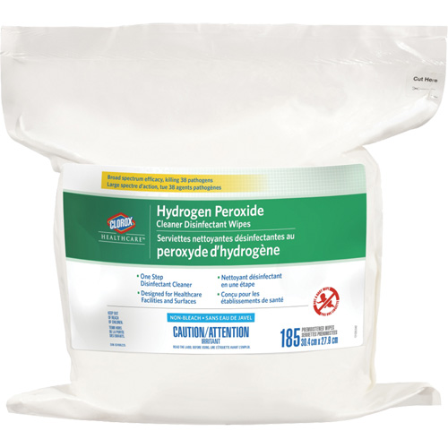 Healthcare&reg; Hydrogen Peroxide Cleaner Disinfecting Wipes, 185 Count Industrial Sales