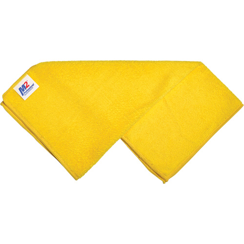 Chiffon de nettoyage, Microfibre, Jaune Industrial Sales