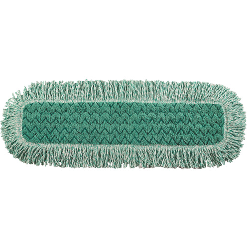 Tampon avec frange pour vadrouille &agrave; &eacute;pousseter Hygen, Style Boucles et crochets, Microfibre, 27-1/2" lo x 9" la Industrial Sales