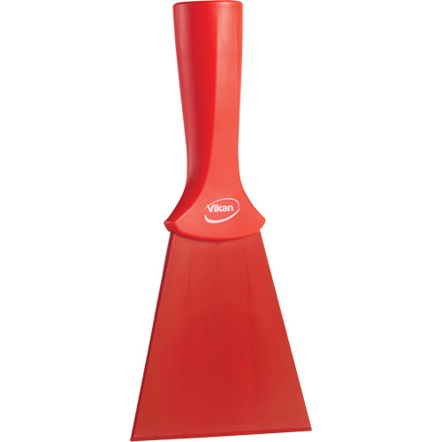 Nylon Scraper with Threaded Handle, Red, 4" W x 8" L Industrial Sales
