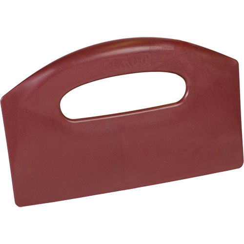 Grattoir de paillasse perceptible par d&eacute;tecteur de m&eacute;tal, Rouge, 8-1/2" la x 5-1/4" lo Industrial Sales