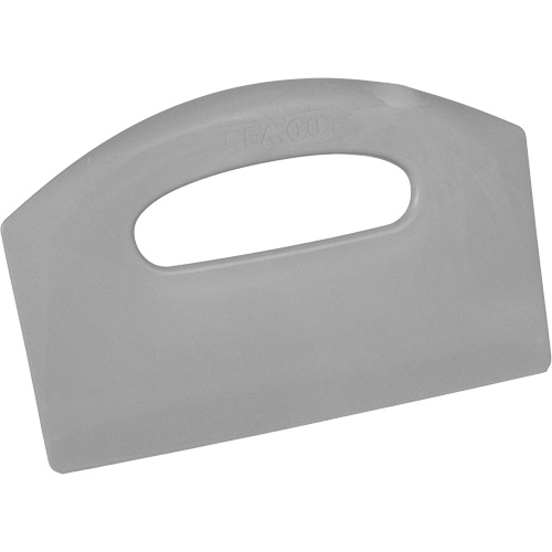 Grattoir de paillasse perceptible par d&eacute;tecteur de m&eacute;tal, Gris, 8-1/2" la x 5-1/4" lo Industrial Sales