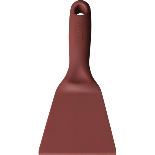 Grattoir perceptible par d&eacute;tecteur de m&eacute;tal, Rouge, 3" la x 8" lo Industrial Sales