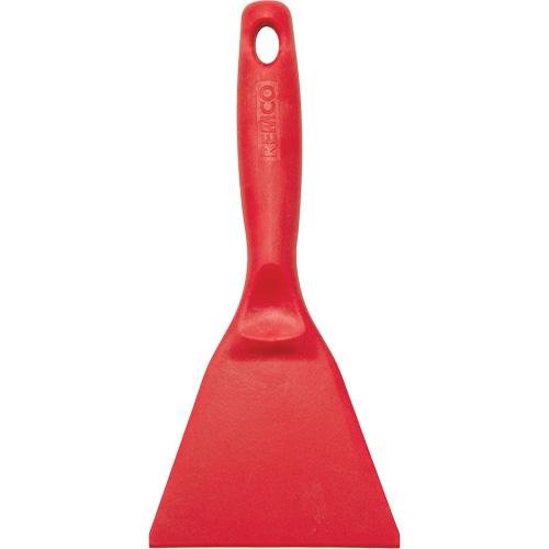 High Temperature Large Hand Scraper, Red, 4-1/4" W x 9-3/8" L Industrial Sales