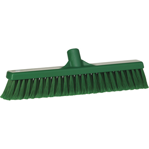 Balai-brosse pour particules fines, Crins Fin/&agrave; bout ouvrant, 16-1/4", Polypropyl&egrave;ne, Vert Industrial Sales