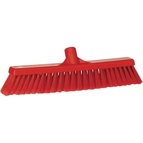 Balai-brosse pour particules fines, Crins Fin/&agrave; bout ouvrant, 16-1/4", Polypropyl&egrave;ne, Rouge Industrial Sales