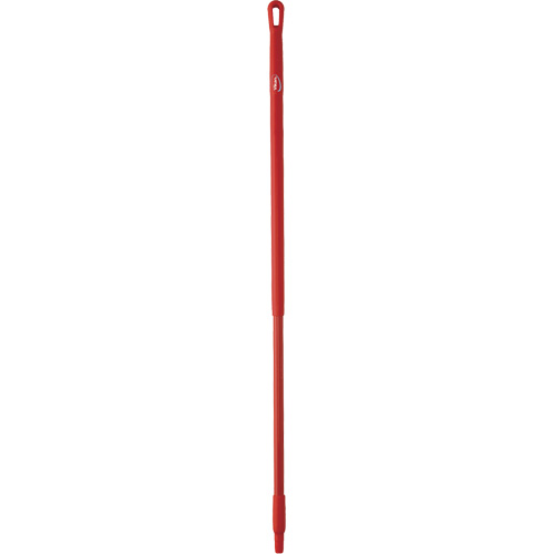 Handle, Broom/Brush/Pad Holder/Scraper/Squeegee, Red, Standard, 51-1/2" L Industrial Sales