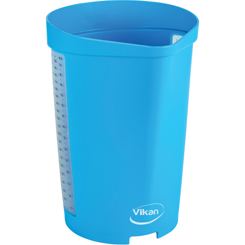 Cruche gradu&eacute;e, Plastique, Bleu, 65 oz Industrial Sales