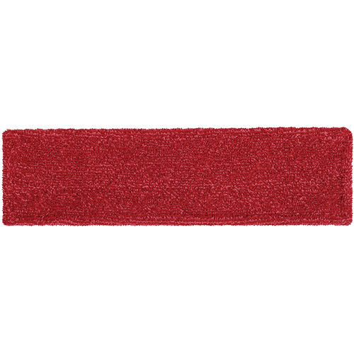 Tampon de vadrouille &agrave; t&ecirc;te plate adaptable, Finition, Microfibre, 5-1/2" x 19-1/2" Industrial Sales