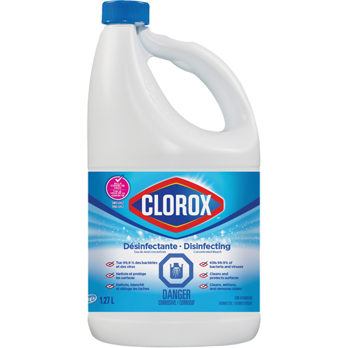 Disinfecting Bleach, 1.27 L, Jug Industrial Sales