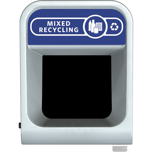 Conteneur pour d&eacute;chets de recyclage m&eacute;lang&eacute;s Configure, Vrac, Acier, 45 gal. US Industrial Sales