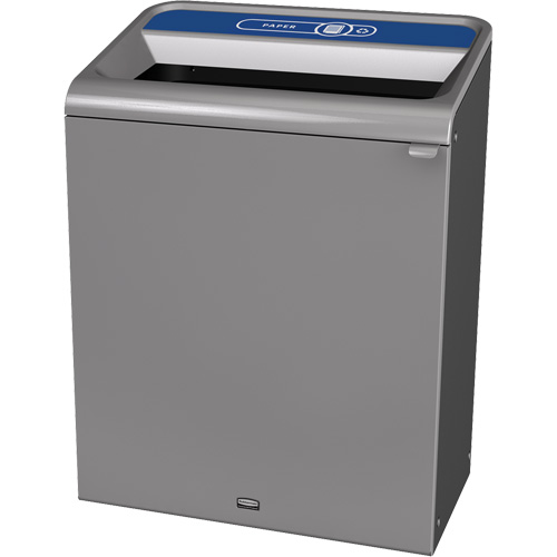 Conteneur pour d&eacute;chets de papier Configure, Vrac/Bord de rue/De bureau, Acier, 45 gal. US Industrial Sales