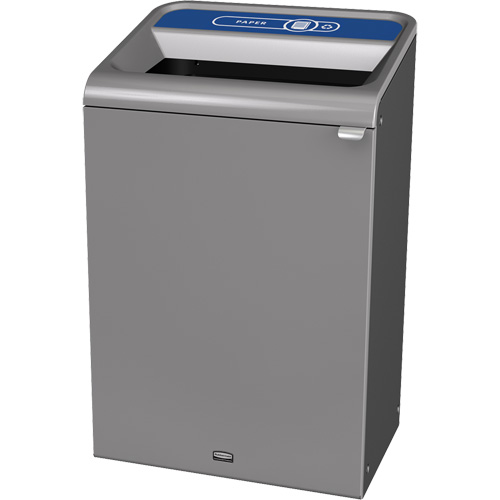 Conteneur pour d&eacute;chets de papier Configure, Vrac/Bord de rue/De bureau, Acier, 33 gal. US Industrial Sales