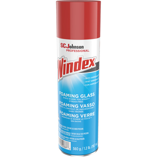 Windex&reg; Foaming Glass Cleaner, 560 g, Aerosol Can Industrial Sales