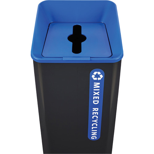 Sustain Mixed Recycling Container, Bulk, Plastic, 23 US gal. Industrial Sales