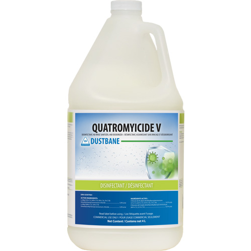 Quatromyicide V Disinfectant, Sanitizer & Deodorizer, 4 L, Jug Industrial Sales