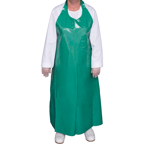 Top Dog 8 Mil. Apron, Polyurethane, 50" L x Green Industrial Sales