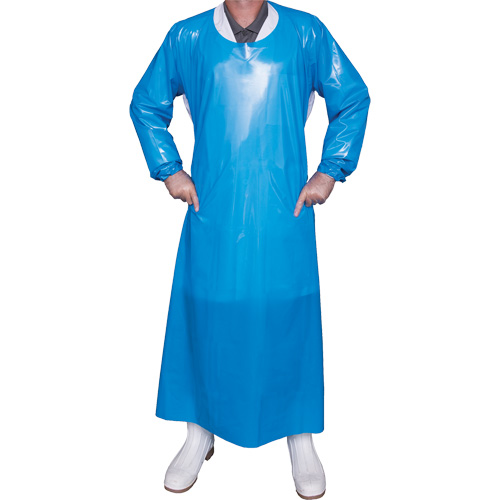 Blouse Top Dog de 6 mil, T-Grand, Bleu, Polyur&eacute;thane Industrial Sales