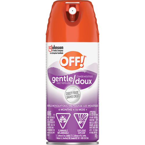 R&eacute;pulsif &agrave; insectes doux Off!, Sans DEET, A&eacute;rosol, 142 g Industrial Sales