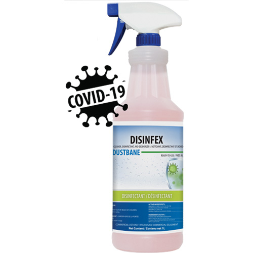 Disinfex Cleaner, Disinfectant & Deodorizer, 1 L, Bottle Industrial Sales