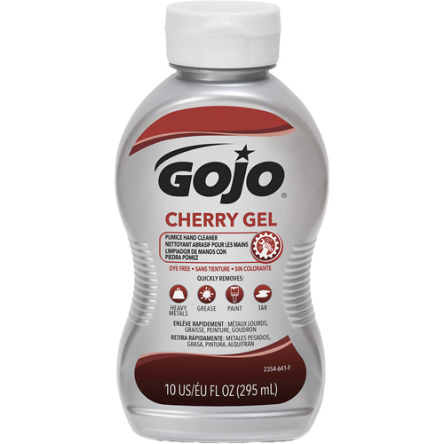 Nettoyant &agrave; mains, Gel/Pierre ponce, 295,74 ml, Bouteille, Cerise Industrial Sales