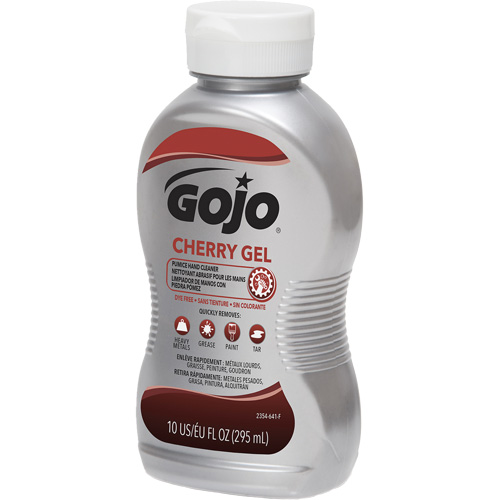 Nettoyant &agrave; mains, Gel/Pierre ponce, 295,74 ml, Bouteille, Cerise Industrial Sales