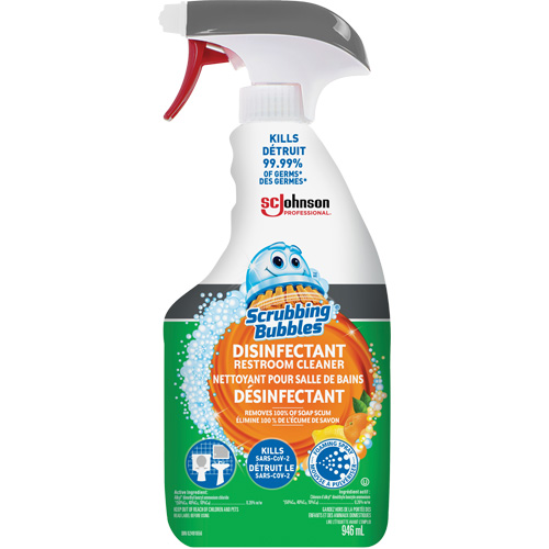 Scrubbing Bubbles&reg; Disinfecting Restroom Cleaner, 32 oz., Trigger Bottle Industrial Sales