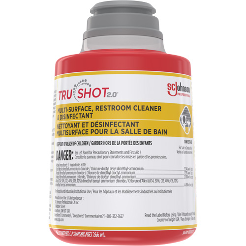 Nettoyant et d&eacute;sinfectant multisurface pour salle de bain TruShot 2.0, 266 ml, Bouteille &agrave; g&acirc;chette Industrial Sales