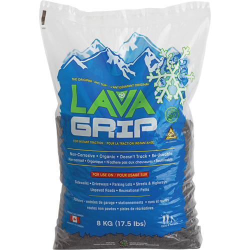 Aide &agrave; la traction LavaGrip, Taille du conteneur 17,6 lb (8 kg), Sac Industrial Sales