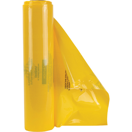 Hazardous Waste Liners, Asbestos, 40" L x 35" W, 3 mils Industrial Sales