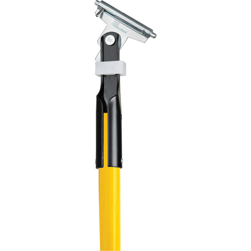 Manche jaune pour vadrouille &agrave; &eacute;pousseter Clipper, Fibre de verre, 1" dia, 60" lo Industrial Sales