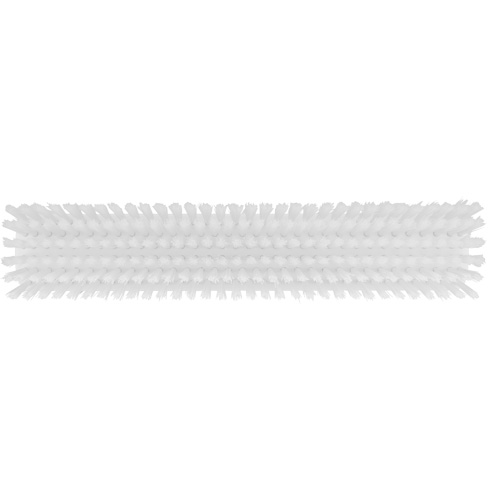 Push Broom Head, Fine/Stiff Bristles, 16-1/2", Polyester/Polypropylene, White Industrial Sales