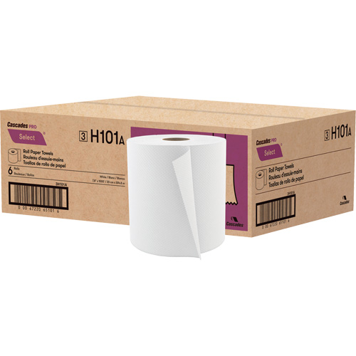 PRO Select Roll Paper Towel, 1 Ply, Standard, 1000' L Industrial Sales