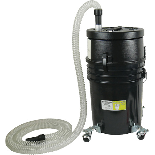 High Capacity HEPA Abatement Vacuum, Dry, 5 US Gal. (18.92 Litres) Industrial Sales