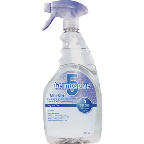 D&eacute;sinfectant et d&eacute;sodorisant Germosolve 5, 946 ml, Bouteille &agrave; g&acirc;chette Industrial Sales