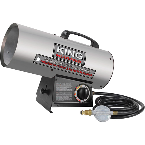Forced Air Construction Heater, Contractor, Propane, 60000 BTU/H Industrial Sales