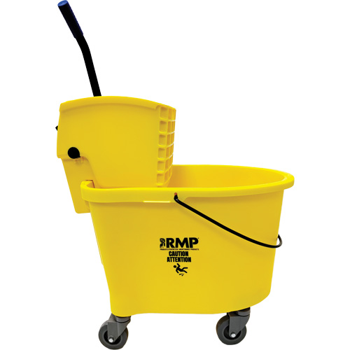 Seau pour vadrouille, Pression lat&eacute;rale, 8,75 gal. US (35 pintes) Industrial Sales