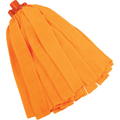 Socket Mop, Orange, Microfibre, Cut Style Industrial Sales