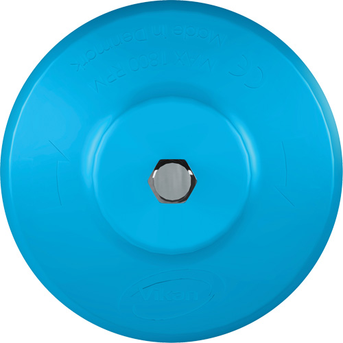 Brosse ronde HyDrive pour perceuse, Soies Tr&egrave;s ferme, Longueur de 3-1/10", Bleu Industrial Sales