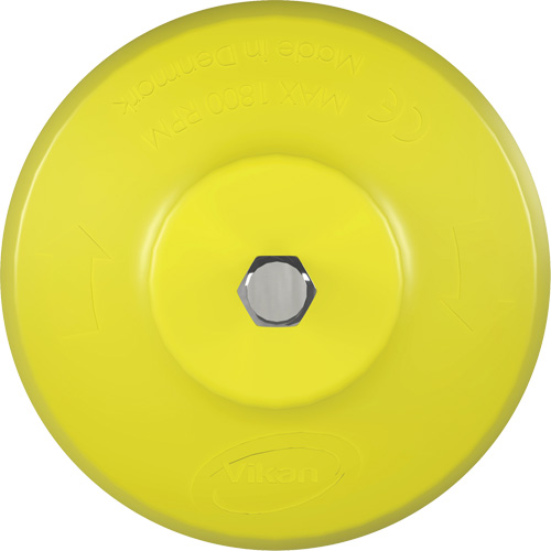 HyDrive Round Drill Brush, Extra Stiff Bristles, 3-1/10" Long, Yellow Industrial Sales