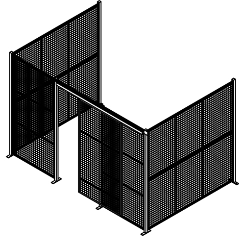 Partitions & cloisons grillag&eacute;e Industrial Sales